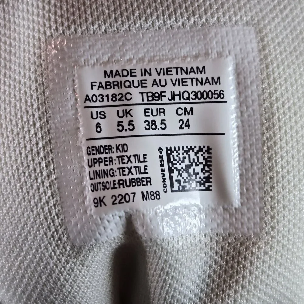 Converse CTAS Mens Size 6 Youth 6 Platform Hi Top Shoes White Sherpa - Picture 10 of 11